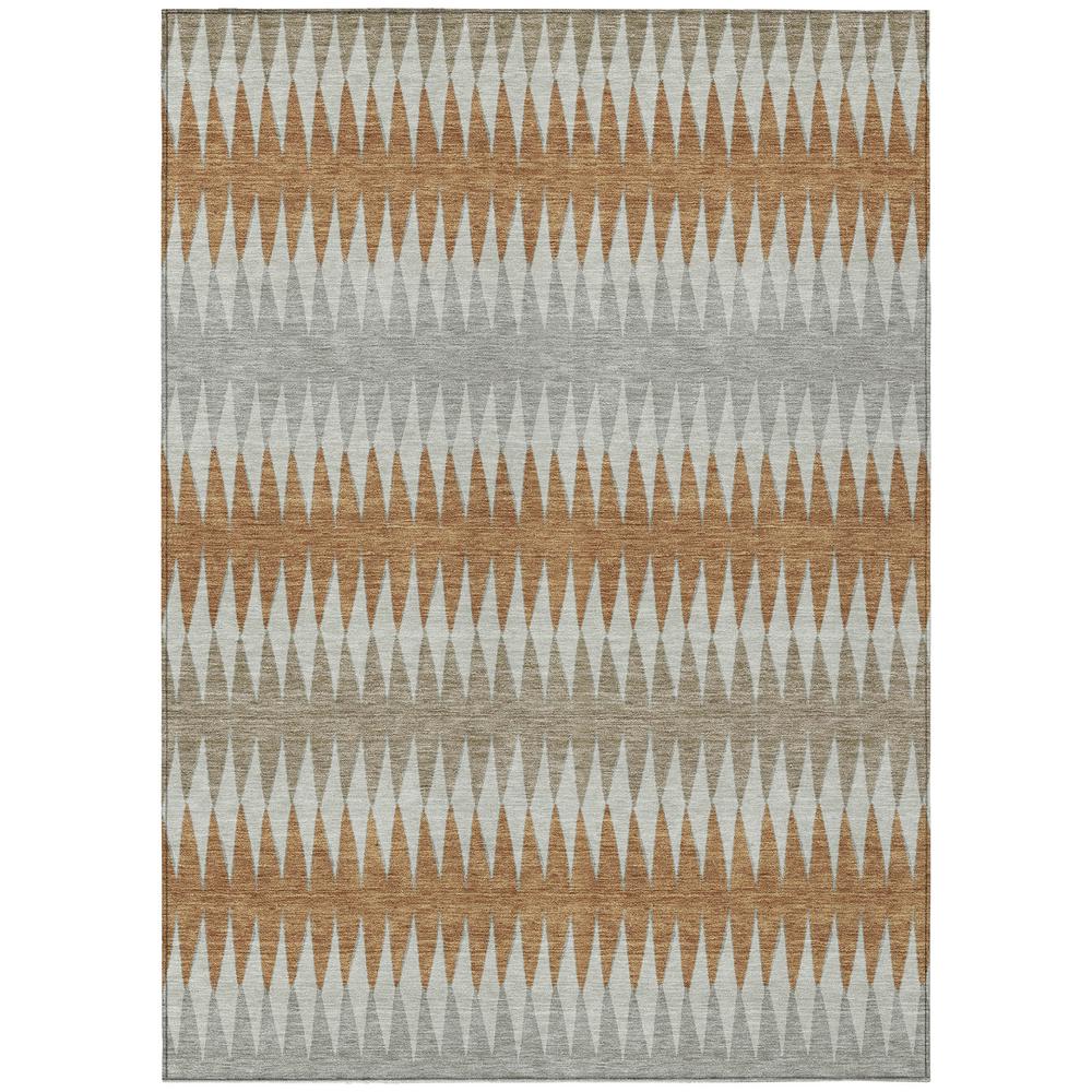 Chantille ACN867 Orange 9' x 12' Rug. Picture 1