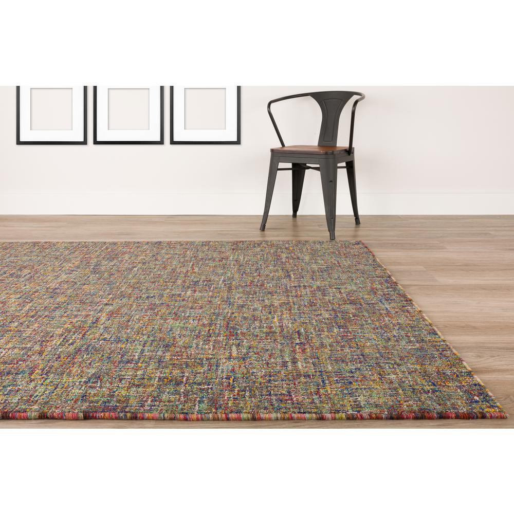 Addison Winslow Active Solid Multi 5' x 7'6" Area Rug. Picture 8