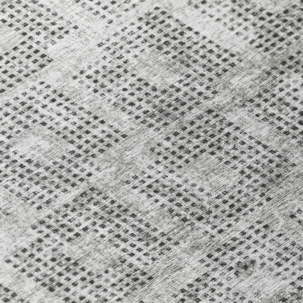 Eleanor Gray Contemporary Geometric 3' x 5' Area Rug Gray AER31. Picture 5