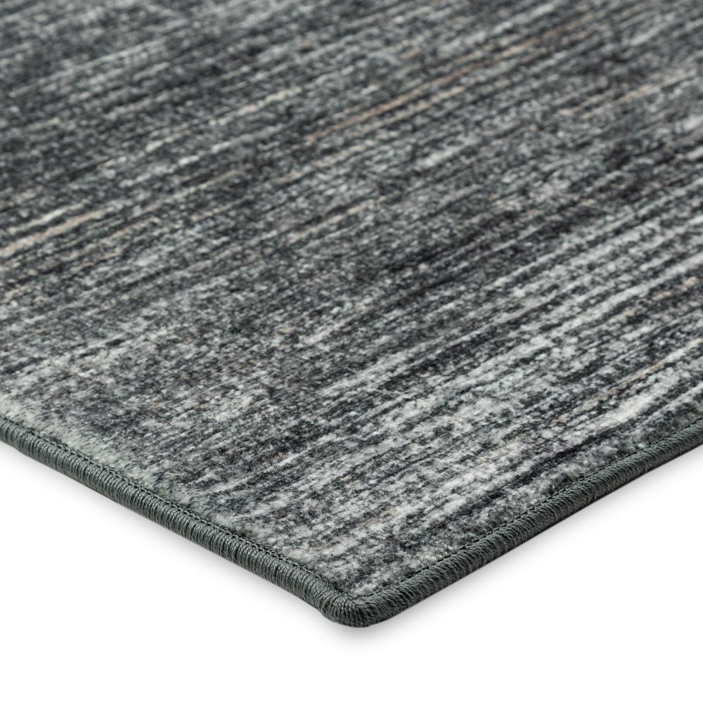 Ciara CR1 Charcoal 2'6" x 10' Runner Rug. Picture 4