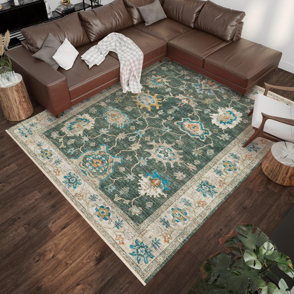 Indoor/Outdoor Marbella MB1 Spice Washable 10' x 14' Rug. Picture 2