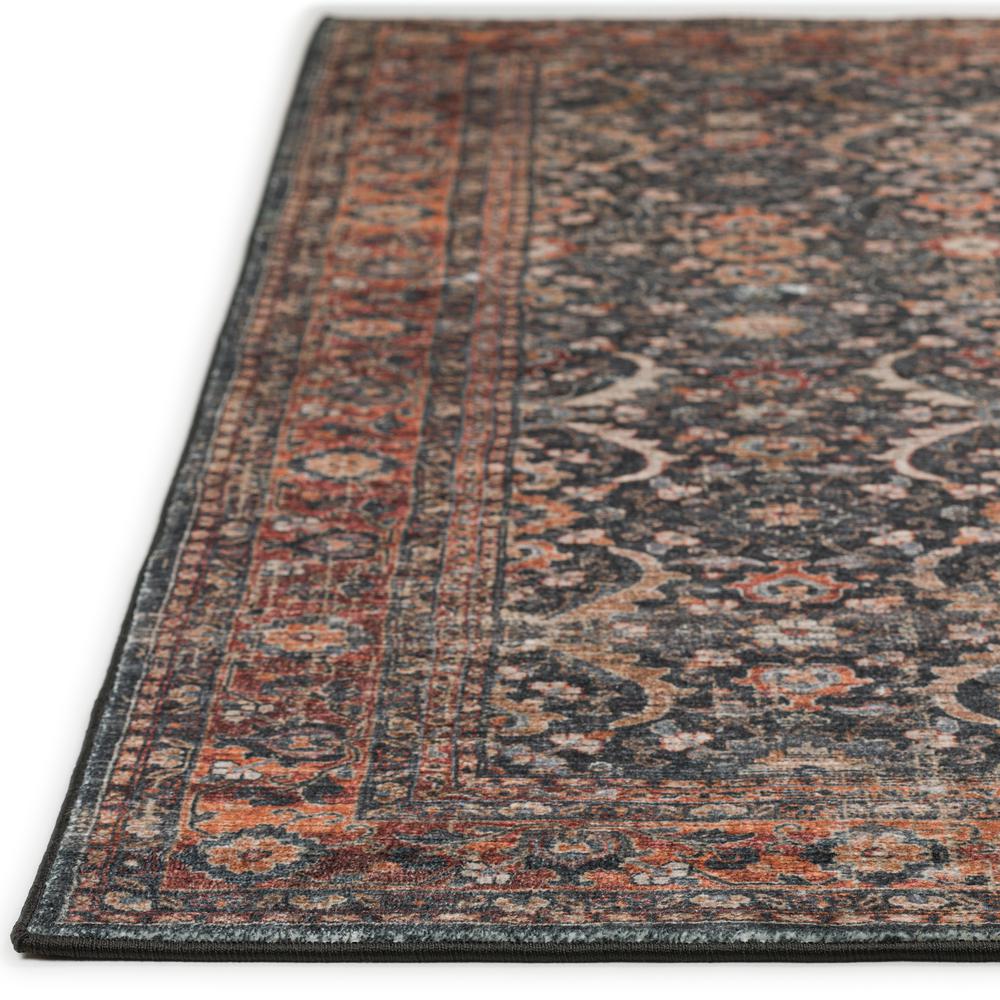 Jericho JC1 Charcoal 2'6" x 10' Runner Rug. Picture 5