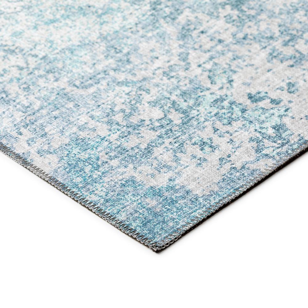Rylee Blue Transitional Abstract 3' x 5' Area Rug Blue ARY33. Picture 3