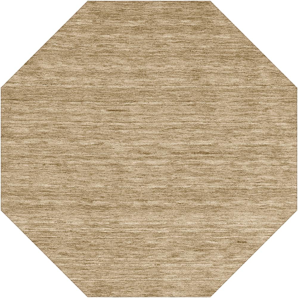 Rafia RF100 Taupe 8' x 8' Octagon Rug. The main picture.