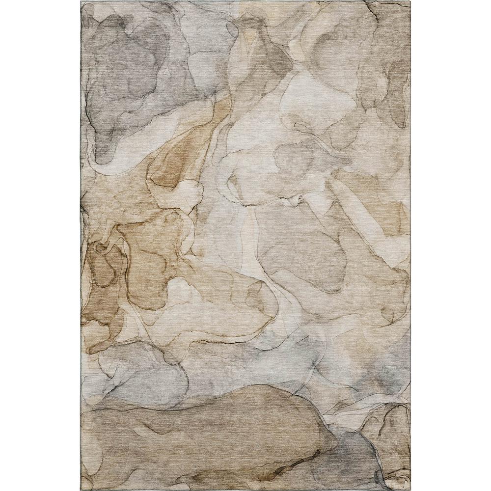 Luxury Washable Odyssey OY8 Brown 8' x 10' Rug. Picture 1