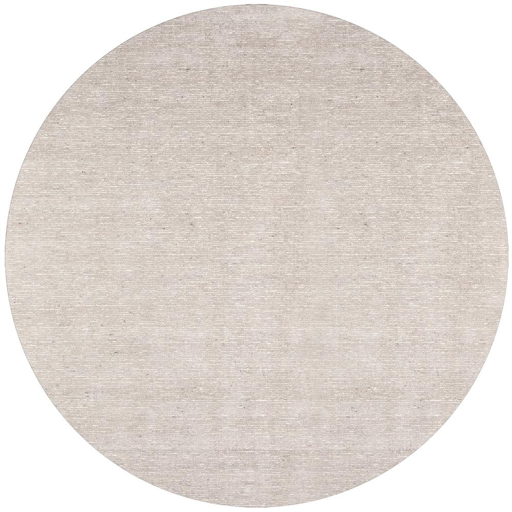 Arcata AC1 Ivory 8' x 8' Round Rug. The main picture.