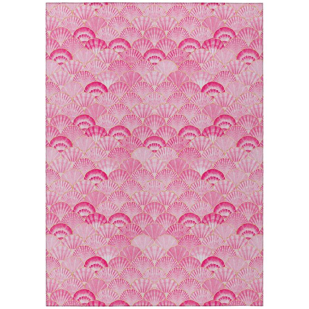Indoor/Outdoor Seabreeze SZ2 Blush Washable 9' x 12' Rug. The main picture.