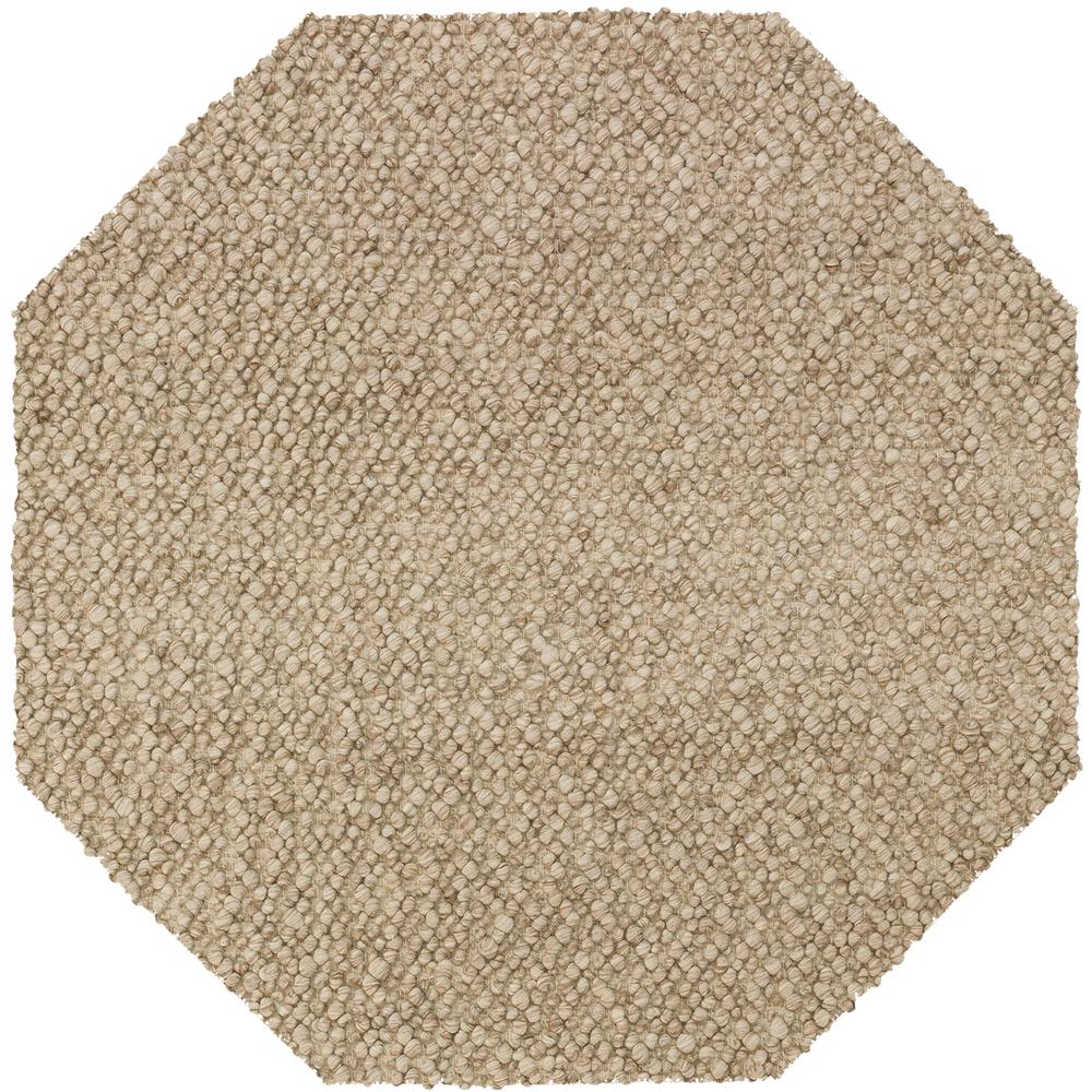 Gorbea GR1 Latte 8' x 8' Octagon Rug. Picture 1
