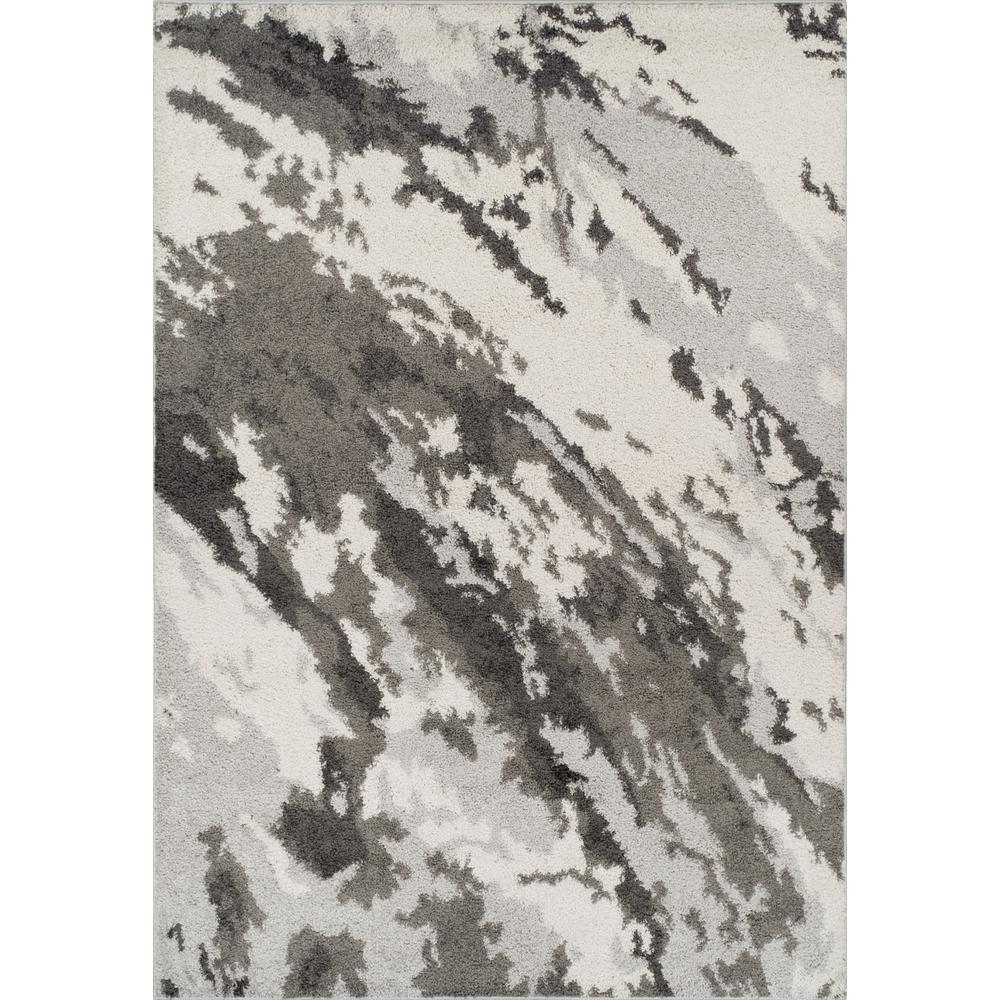 Rocco RC3 Silver 3'3" x 5'1" Rug. Picture 1