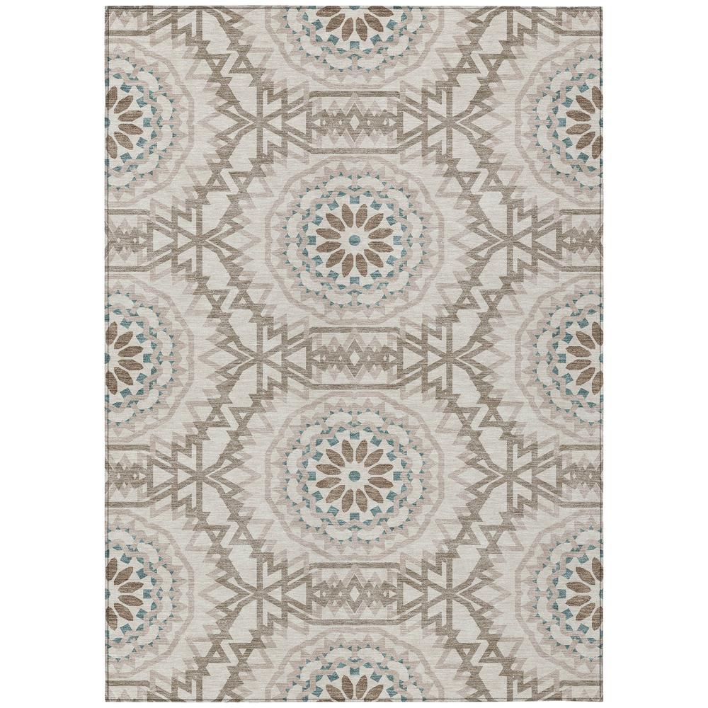 Chantille ACN619 Brown 10' x 14' Rug. Picture 1