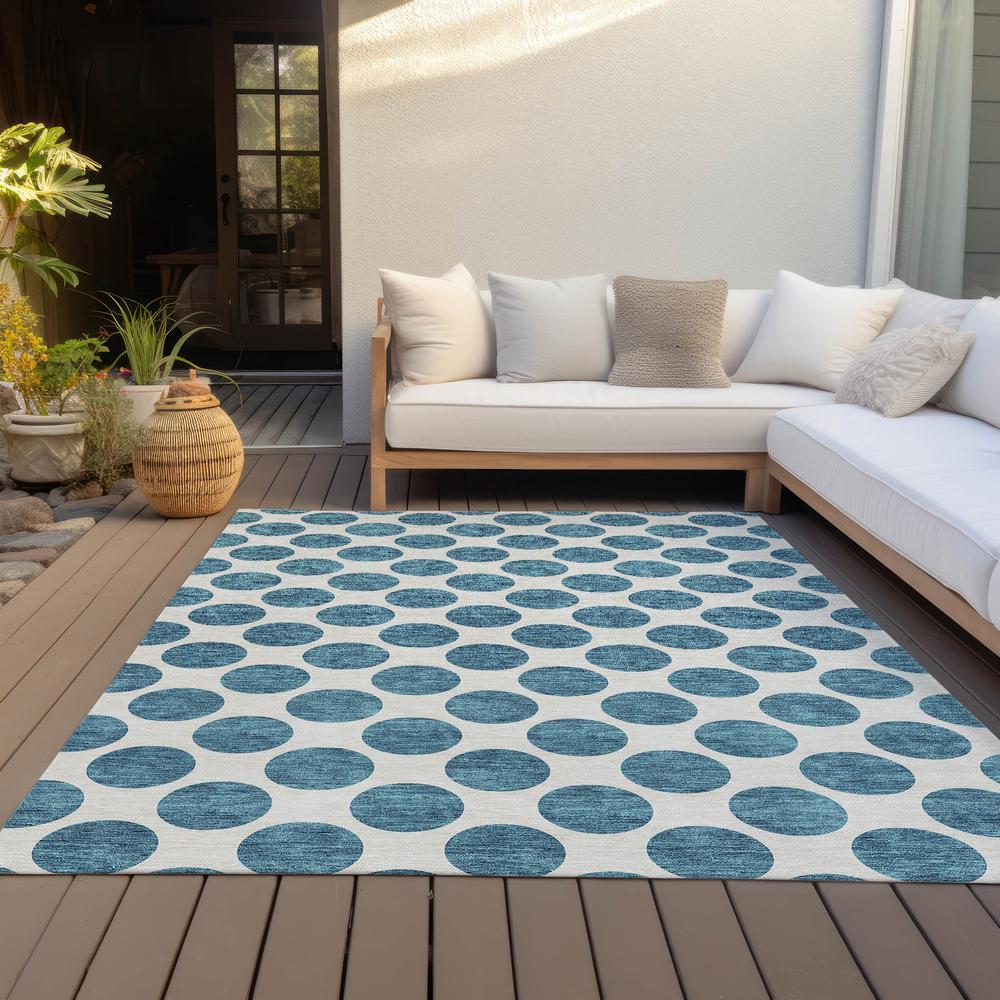 Chantille ACN980 Teal 10' x 14' Rug. Picture 8