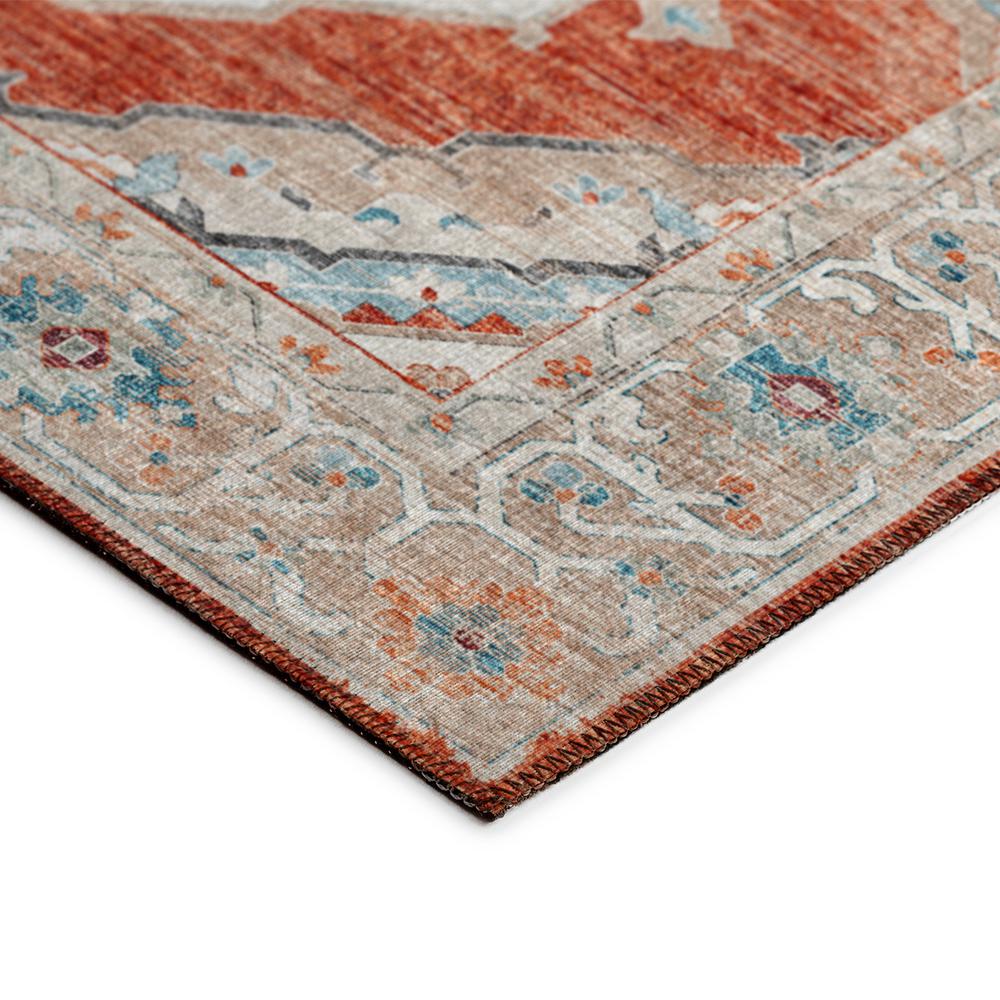 Indoor/Outdoor Marbella MB1 Spice Washable 3' x 5' Rug. Picture 4