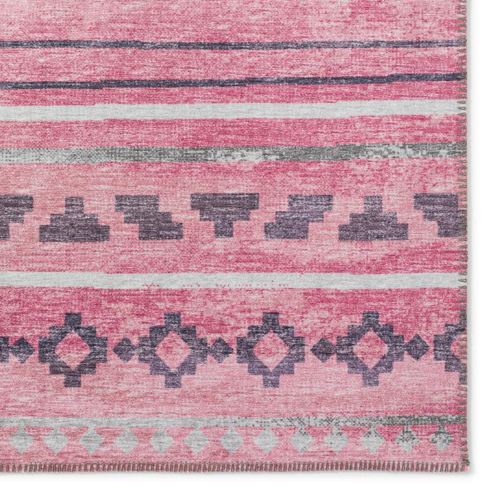Indoor/Outdoor Sedona SN10 Blush Washable 4' x 4' Round Rug. Picture 3