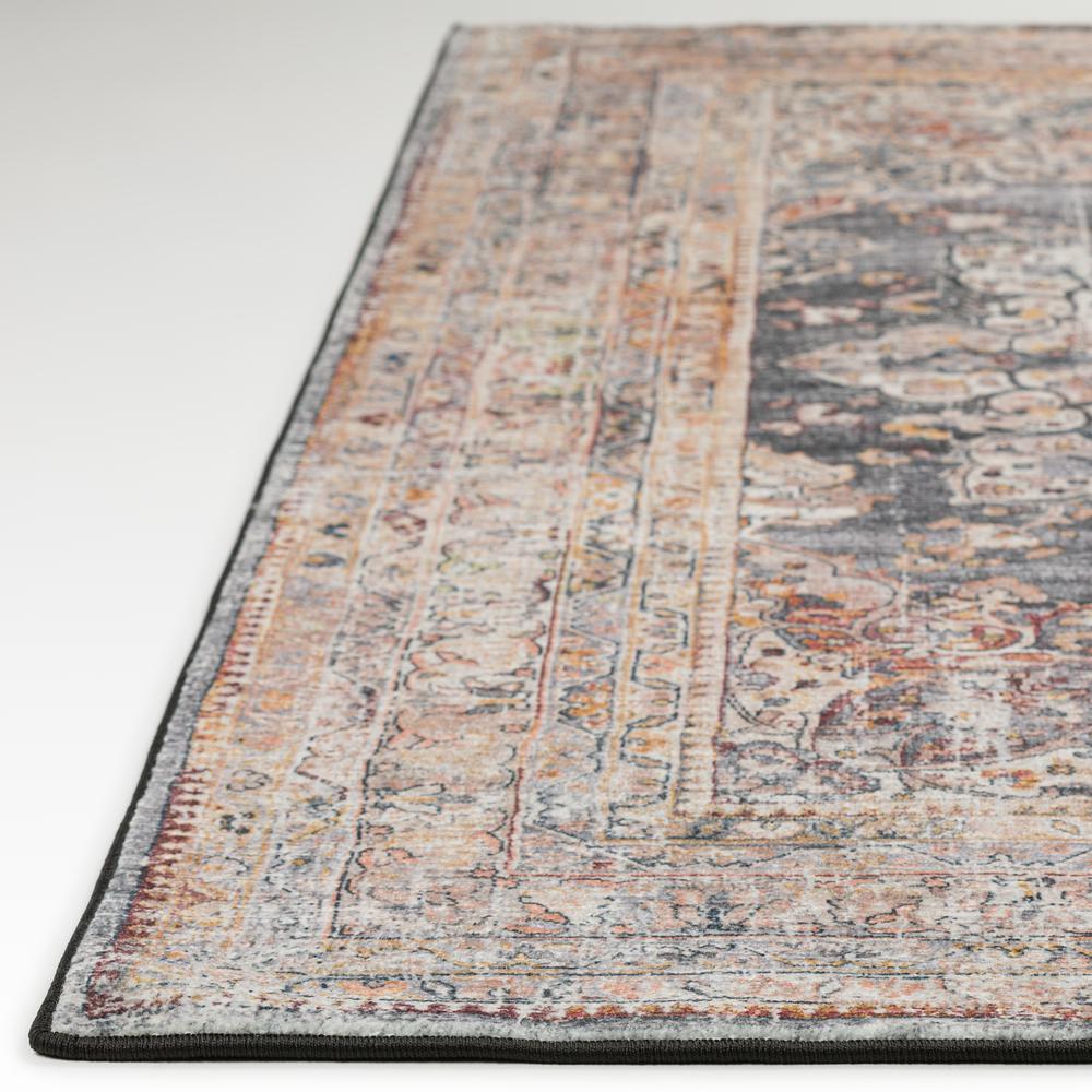 Jericho JC6 Charcoal 5' x 7'6" Rug. Picture 5