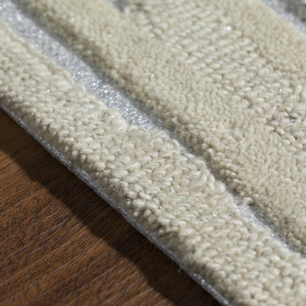 Vibes VB1 Ivory 2' x 3' Rug. Picture 11