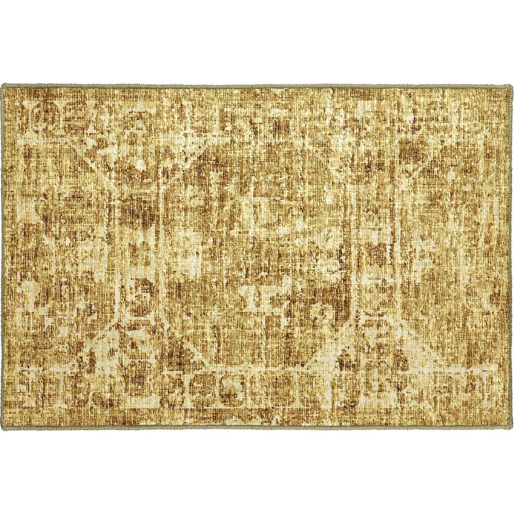 Aberdeen AB2 Gold 1'8" x 2'6" Rug. Picture 1