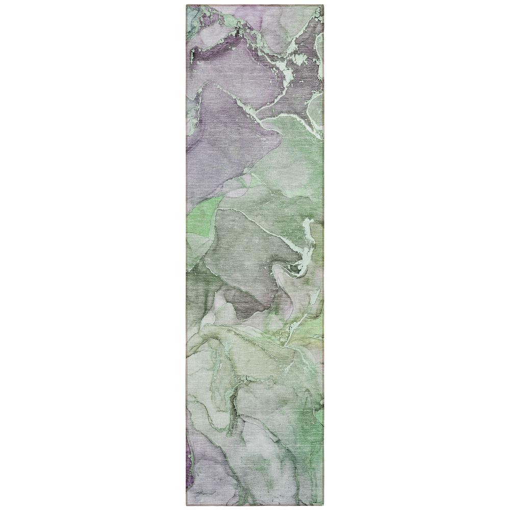 Chantille ACN500 Green 2'3" x 7'6" Rug. Picture 1