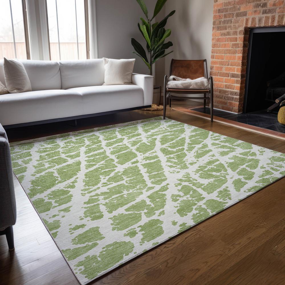 Chantille ACN501 Green 2'6" x 3'10" Rug. Picture 8