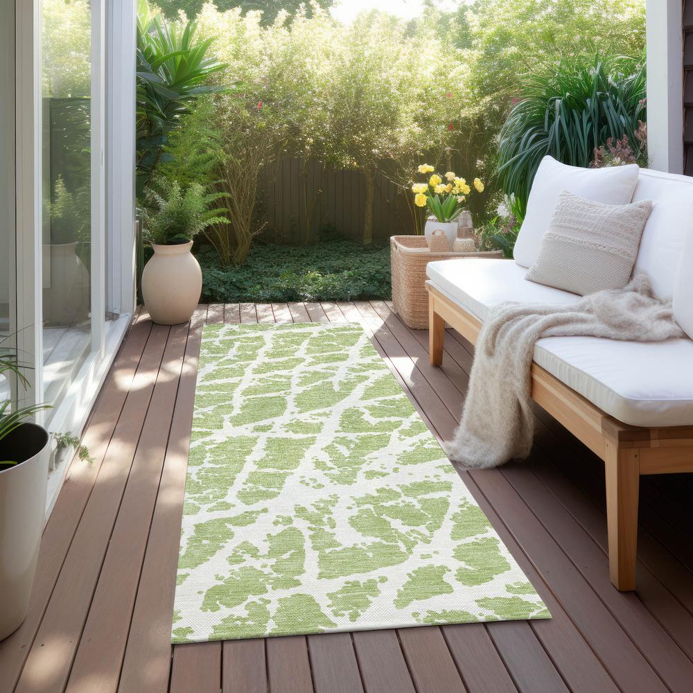 Chantille ACN501 Green 2'3" x 7'6" Rug. Picture 8