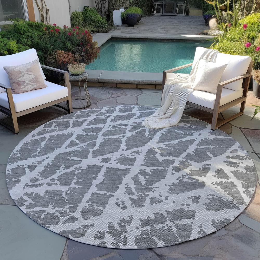 Chantille ACN501 Gray 8' x 8' Rug. Picture 7