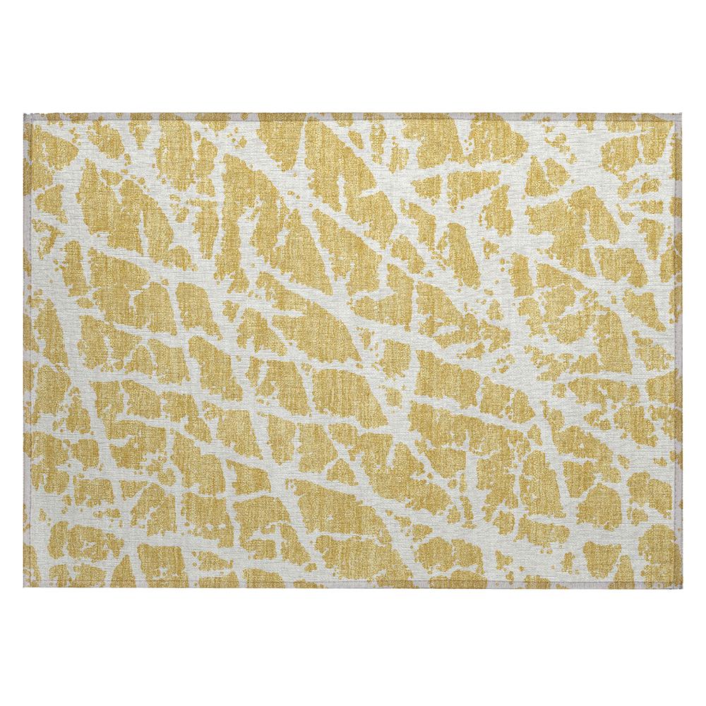 Chantille ACN501 Gold 1'8" x 2'6" Rug. Picture 1