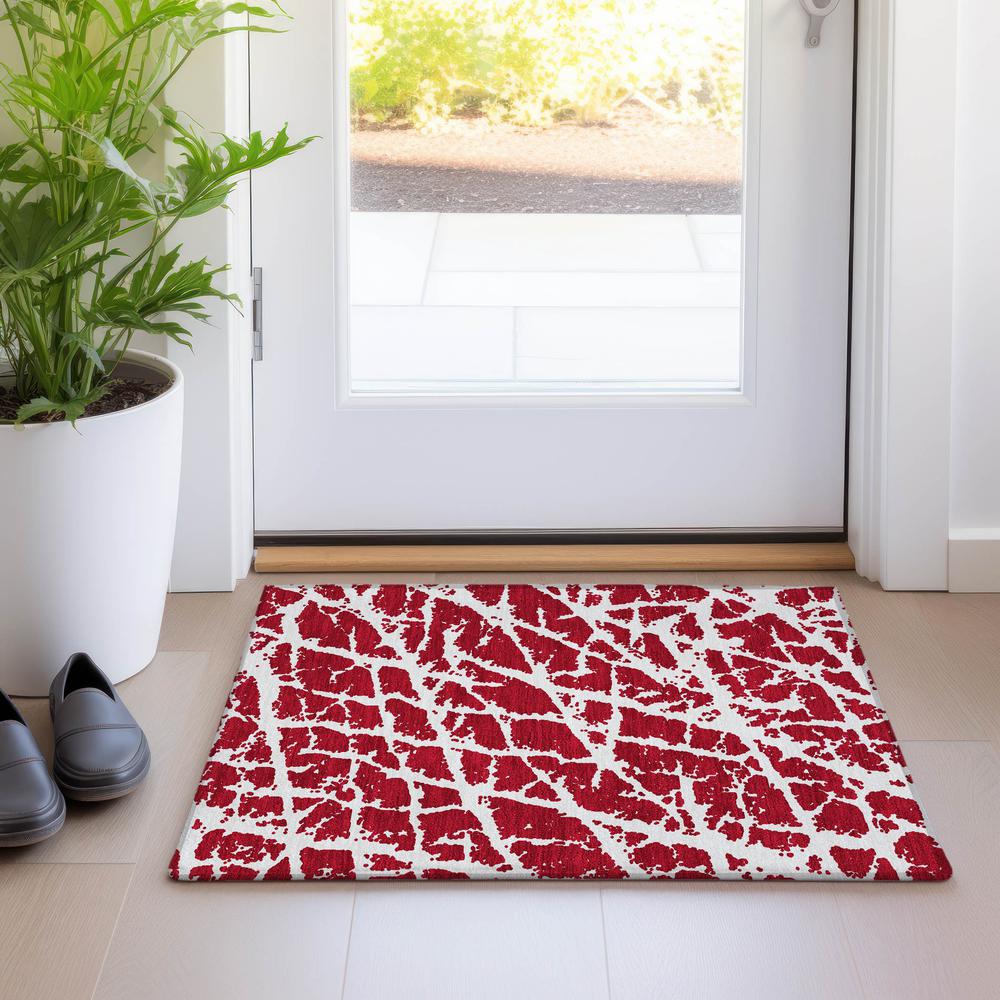 Chantille ACN501 Red 1'8" x 2'6" Rug. Picture 6