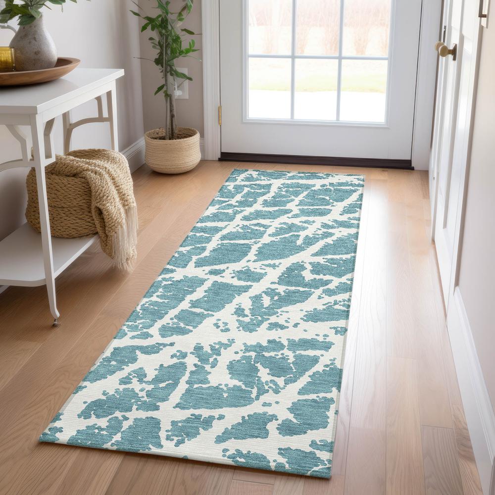 Chantille ACN501 Teal 2'3" x 7'6" Rug. Picture 6