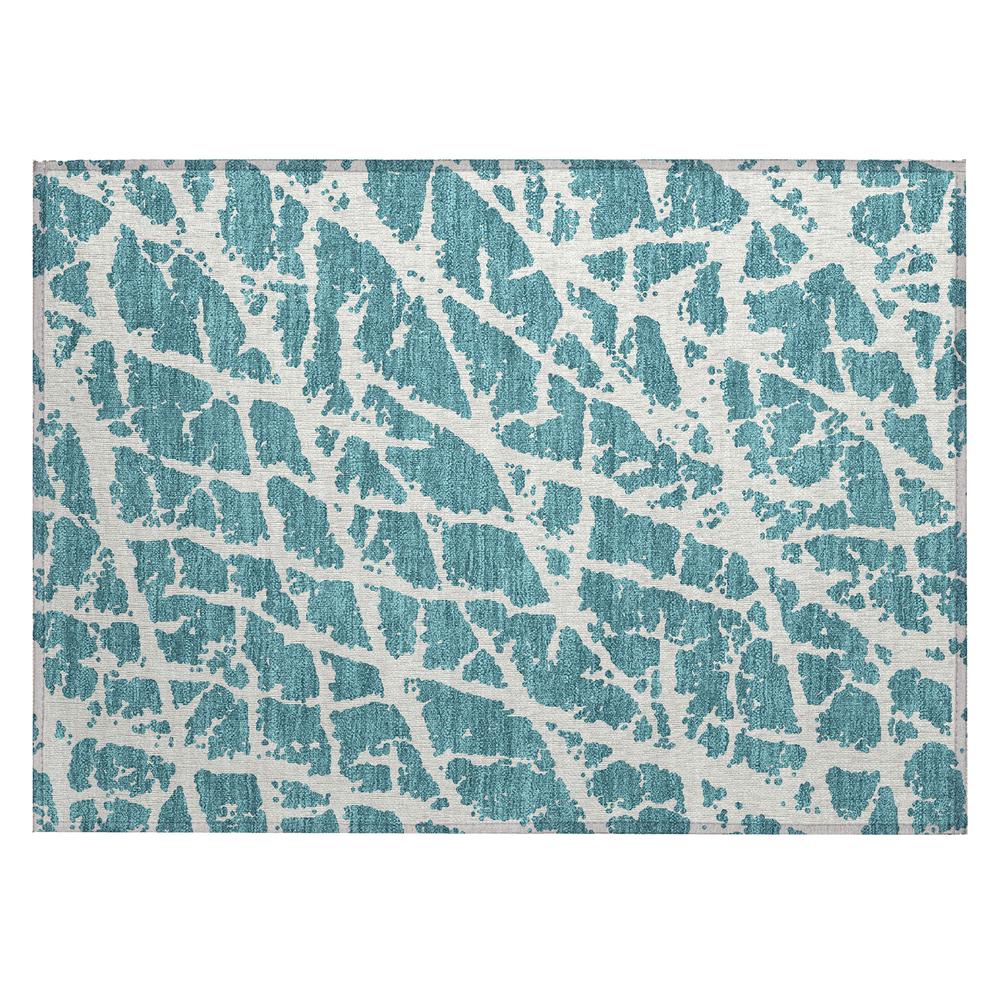 Chantille ACN501 Teal 1'8" x 2'6" Rug. Picture 1