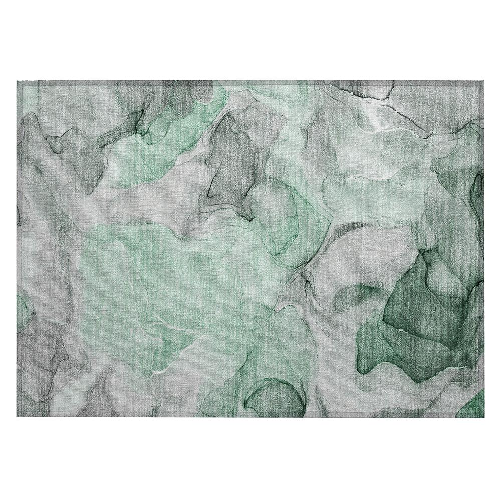 Chantille ACN504 Green 1'8" x 2'6" Rug. Picture 1