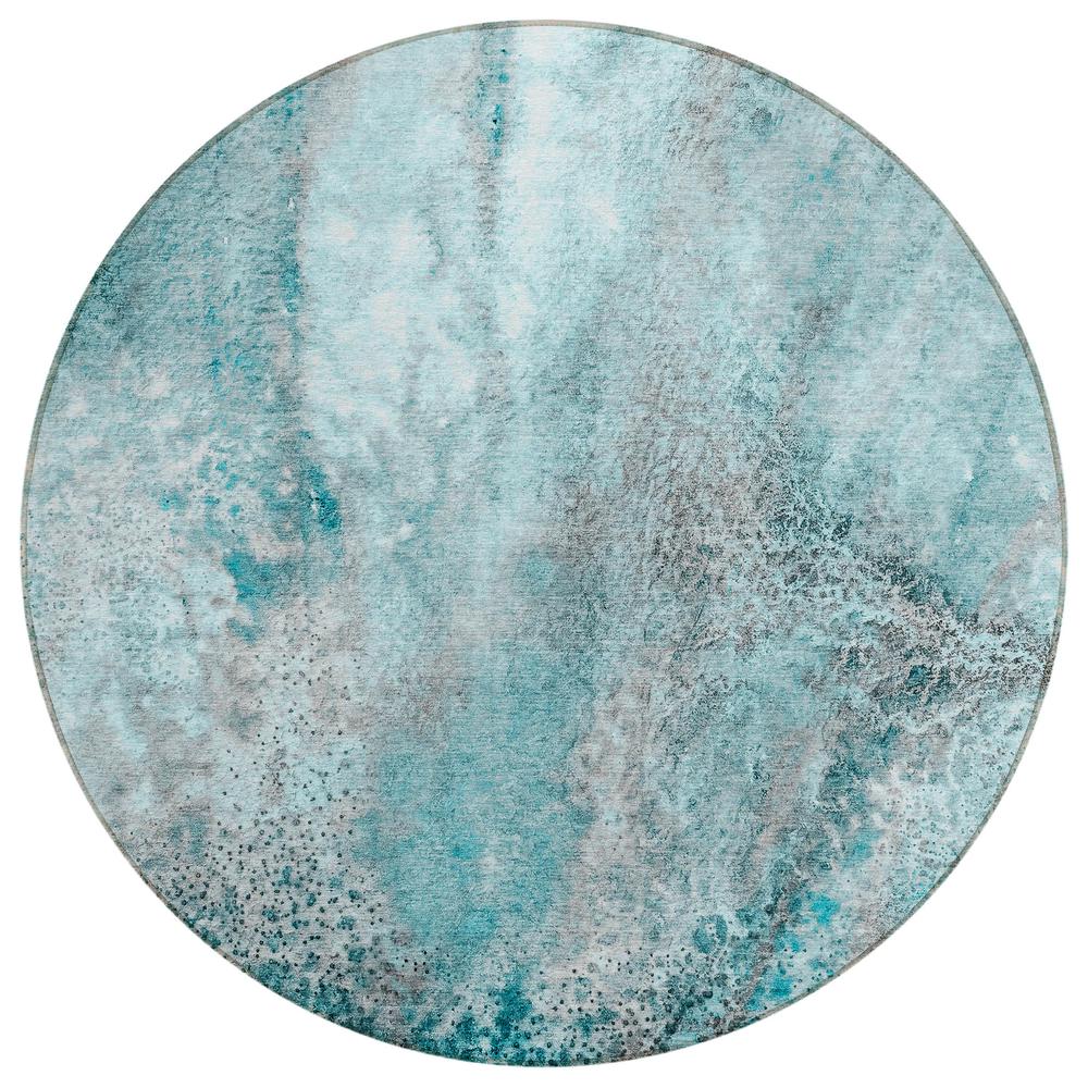 Chantille ACN505 Teal 8' x 8' Rug. Picture 1