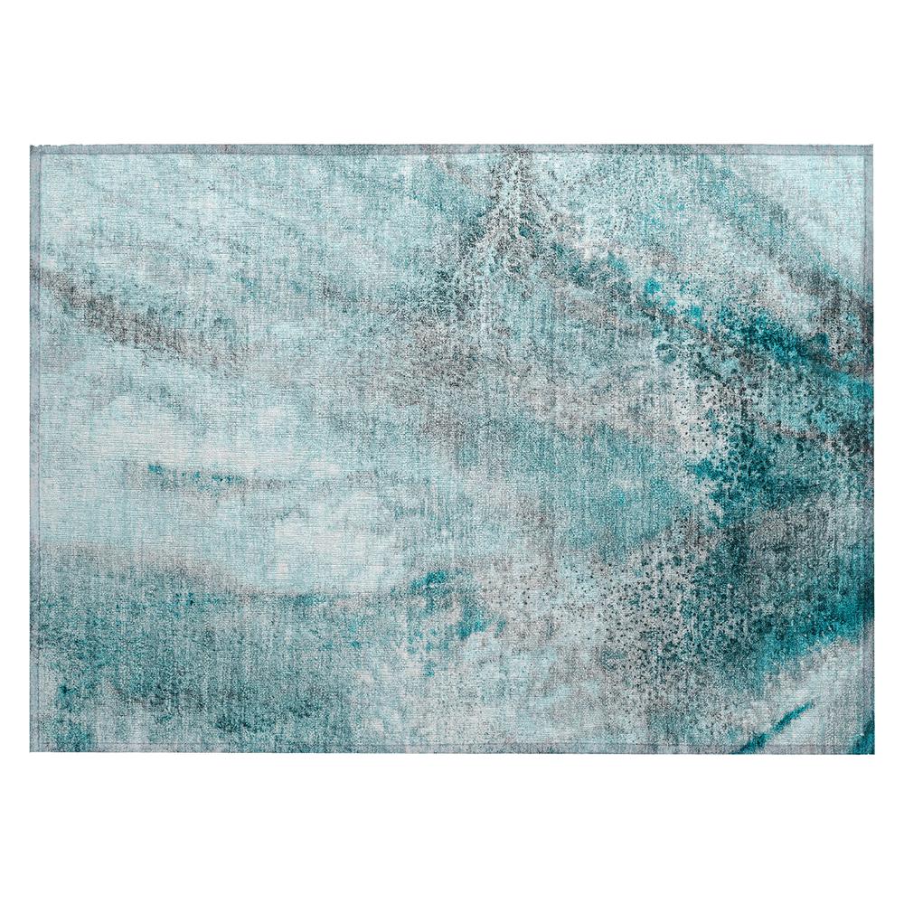 Chantille ACN505 Teal 1'8" x 2'6" Rug. Picture 1