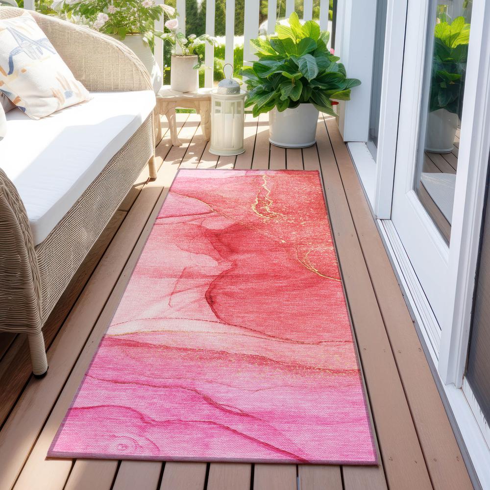 Chantille ACN507 Pink 2'3" x 7'6" Rug. Picture 7