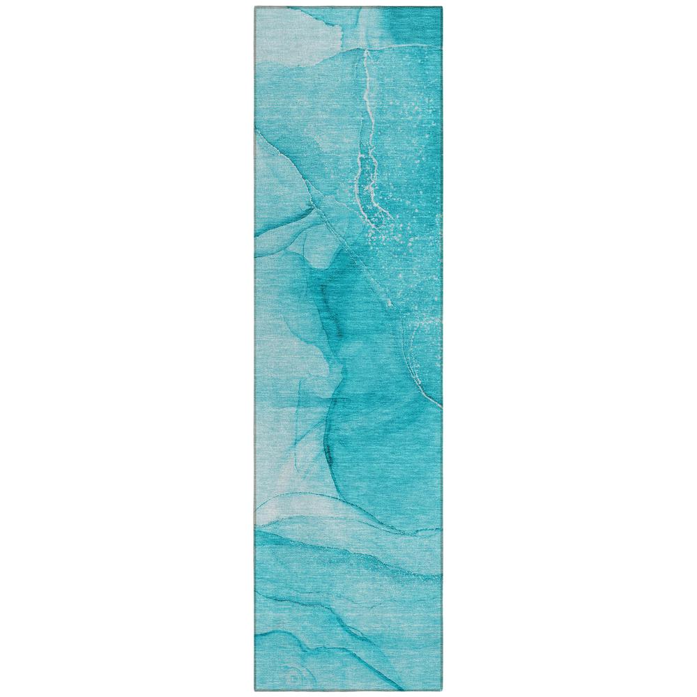 Chantille ACN507 Teal 2'3" x 7'6" Rug. Picture 1