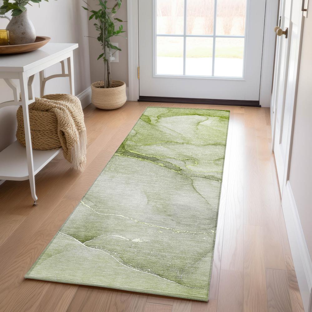 Chantille ACN508 Green 2'3" x 7'6" Rug. Picture 6