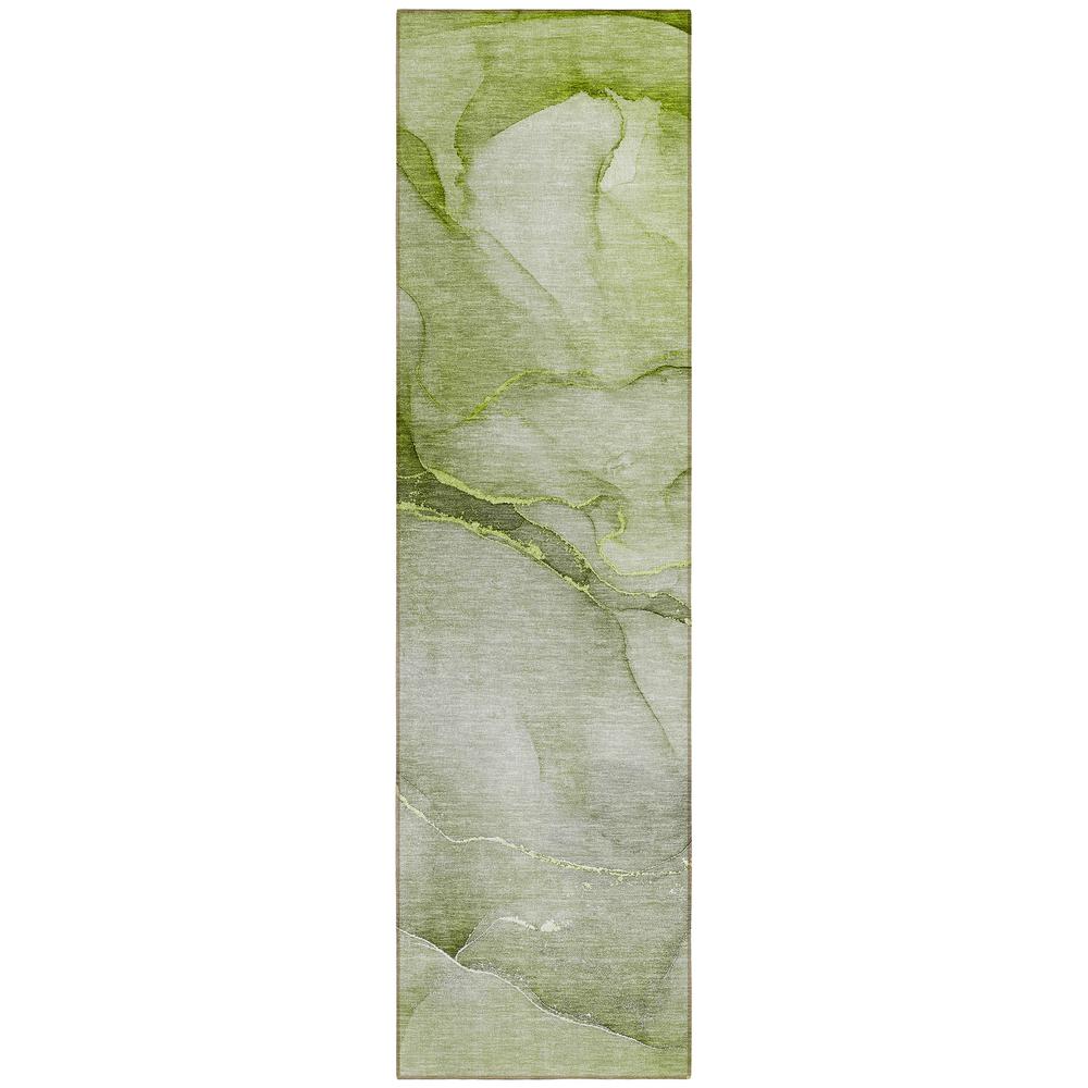 Chantille ACN508 Green 2'3" x 7'6" Rug. Picture 1