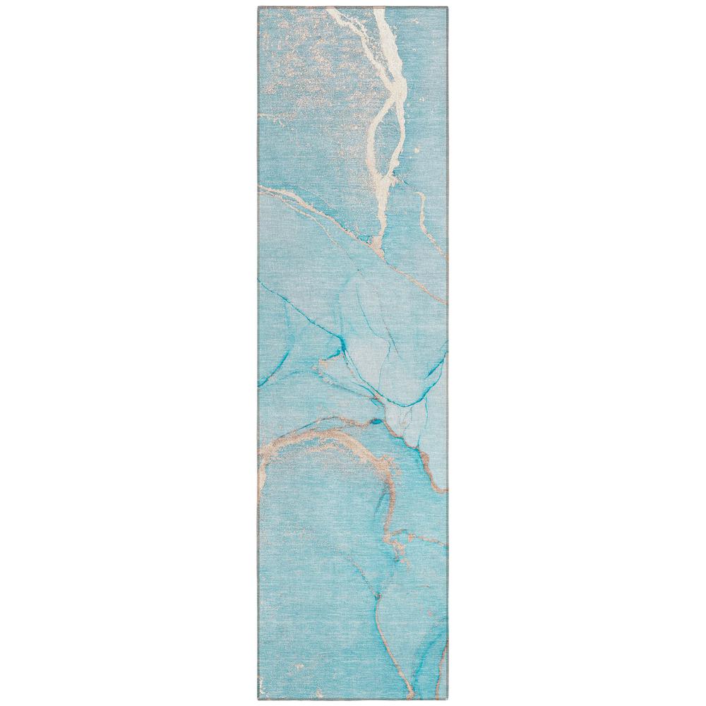 Chantille ACN510 Teal 2'3" x 7'6" Rug. Picture 1