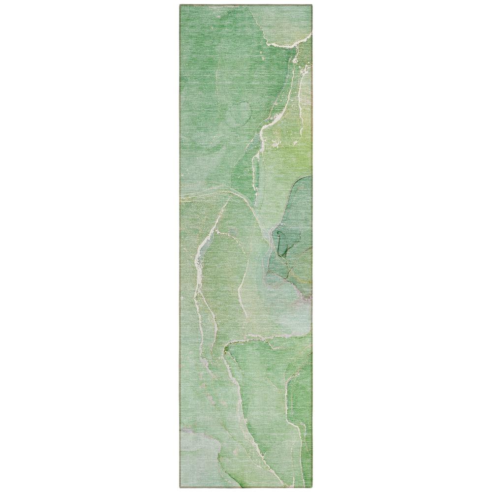 Chantille ACN511 Green 2'3" x 7'6" Rug. Picture 1