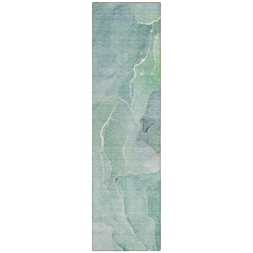 Chantille ACN511 Teal 2'3" x 7'6" Rug. Picture 1