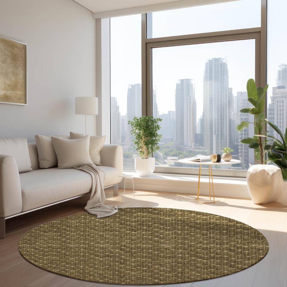 Chantille ACN514 Brown 8' x 8' Rug. Picture 7