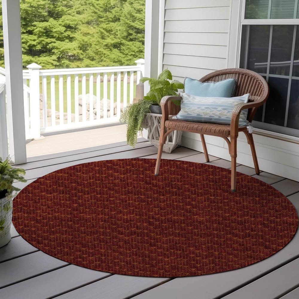 Chantille ACN514 Red 8' x 8' Rug. Picture 7