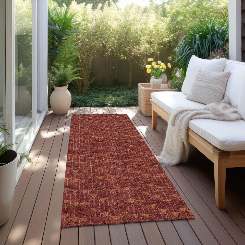 Chantille ACN514 Red 2'3" x 7'6" Rug. Picture 7