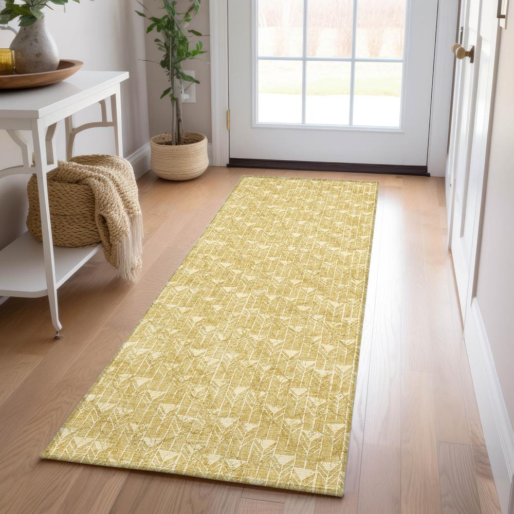 Chantille ACN514 Gold 2'3" x 7'6" Rug. Picture 6