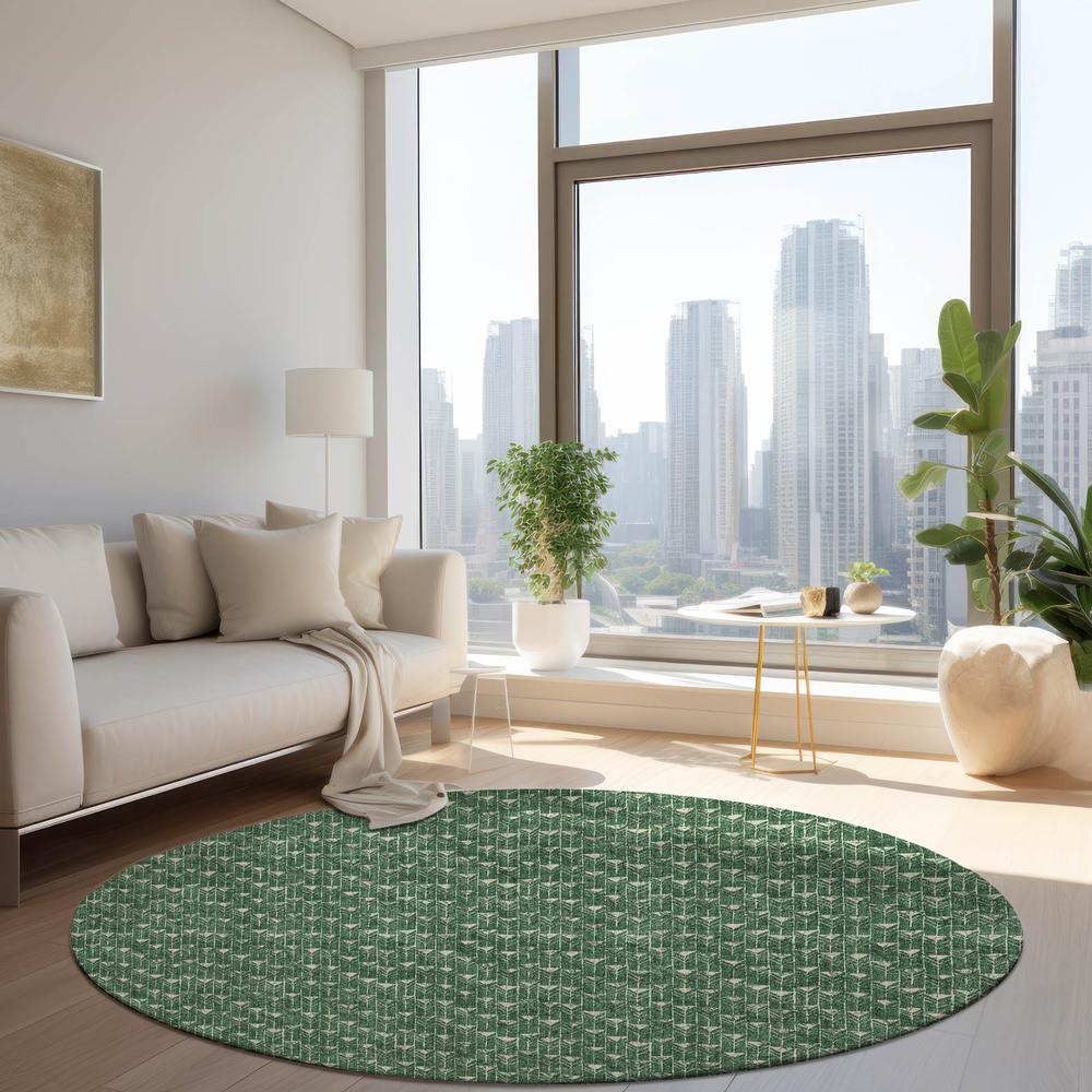 Chantille ACN514 Green 8' x 8' Rug. Picture 6