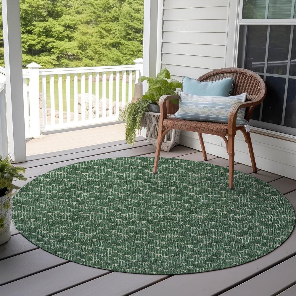 Chantille ACN514 Green 8' x 8' Rug. Picture 7