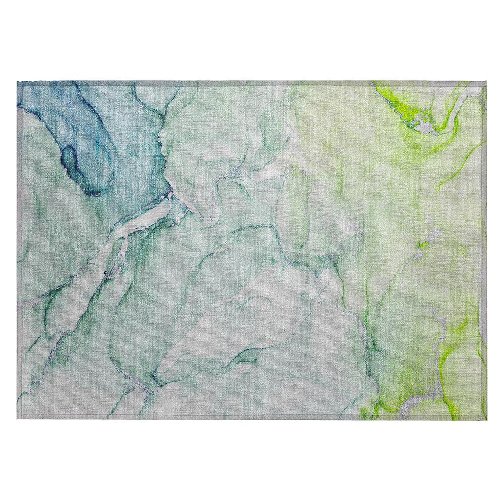Chantille ACN516 Green 1'8" x 2'6" Rug. Picture 1