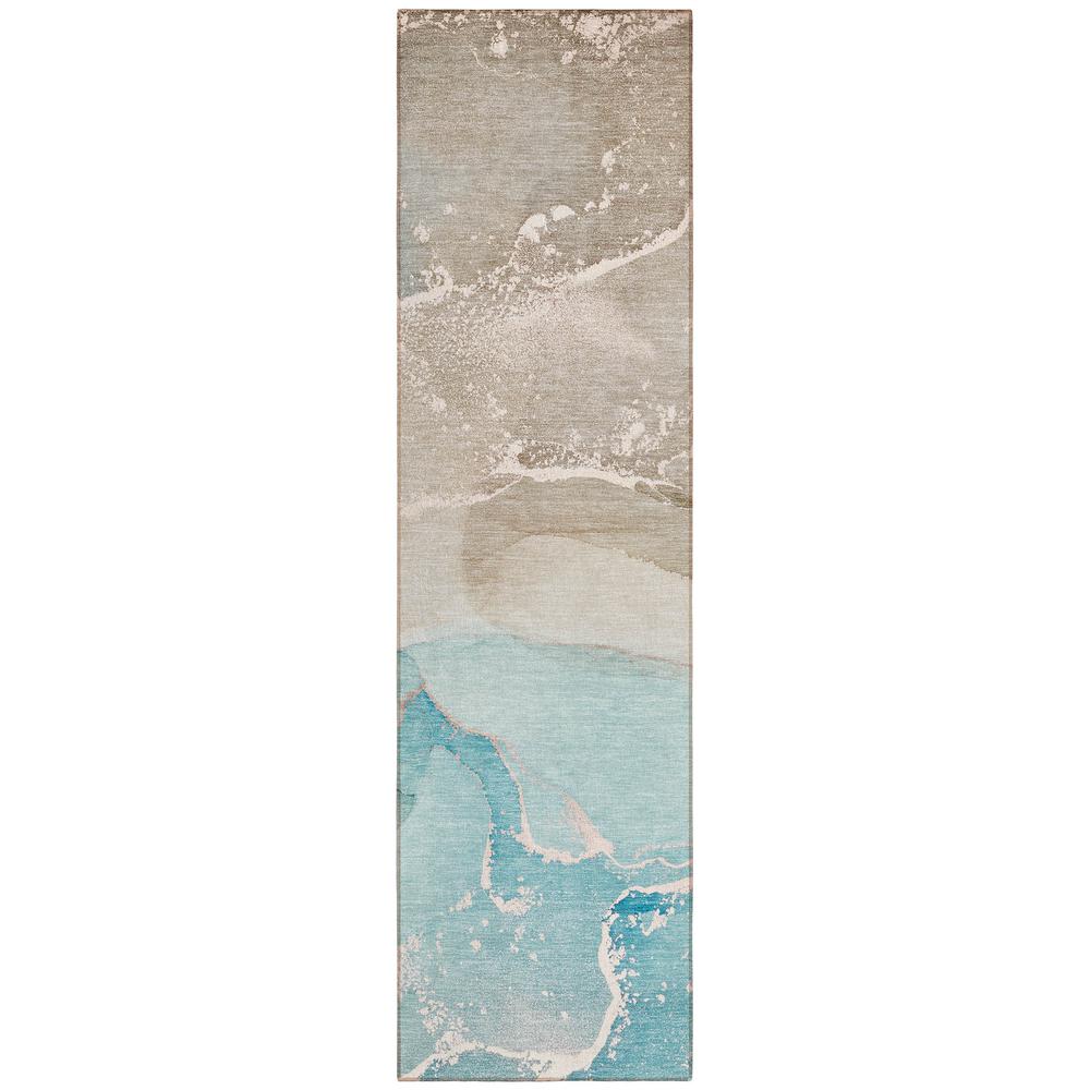 Chantille ACN517 Teal 2'3" x 7'6" Rug. Picture 1