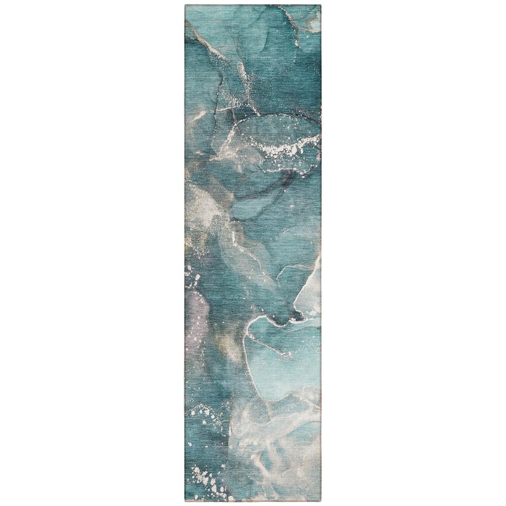 Chantille ACN518 Teal 2'3" x 7'6" Rug. Picture 1