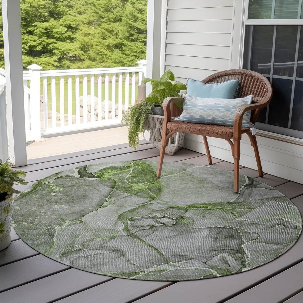 Chantille ACN519 Green 8' x 8' Rug. Picture 7