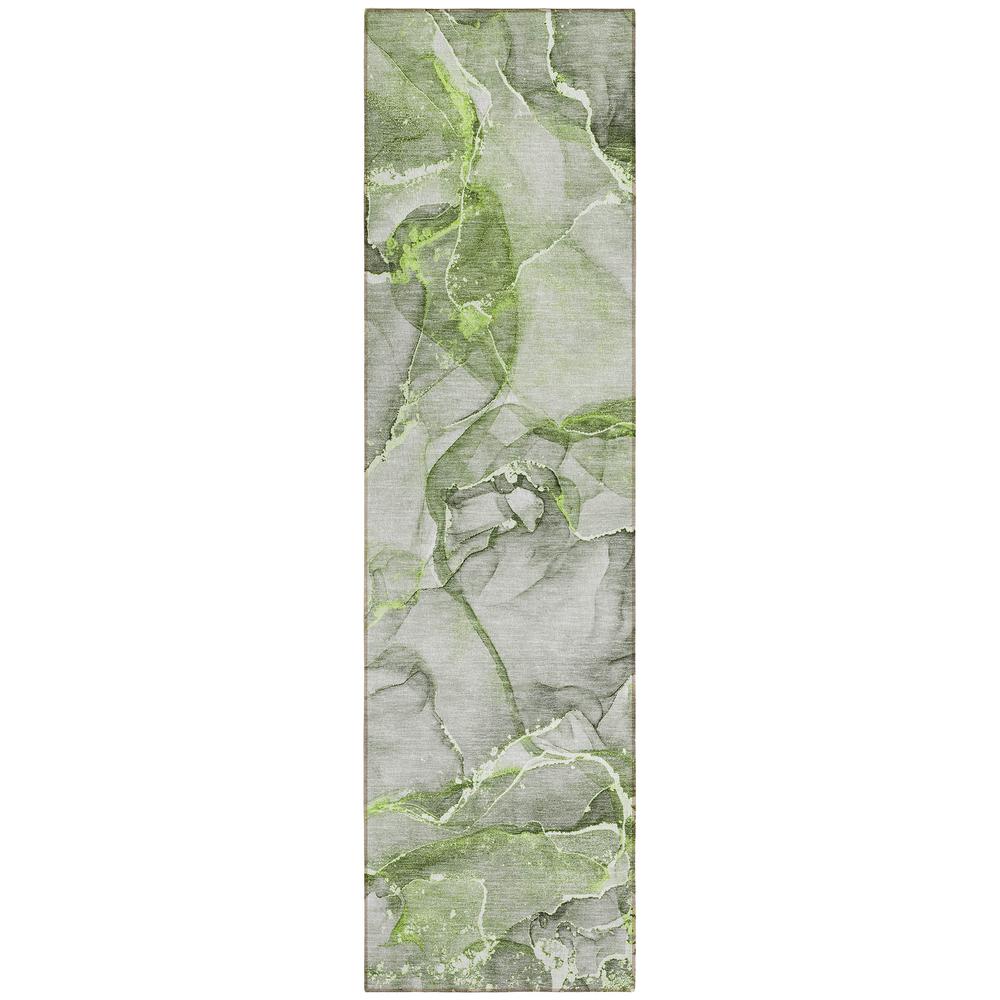 Chantille ACN519 Green 2'3" x 7'6" Rug. Picture 1