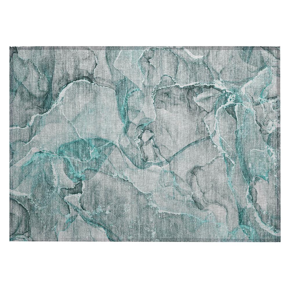 Chantille ACN519 Teal 1'8" x 2'6" Rug. Picture 1